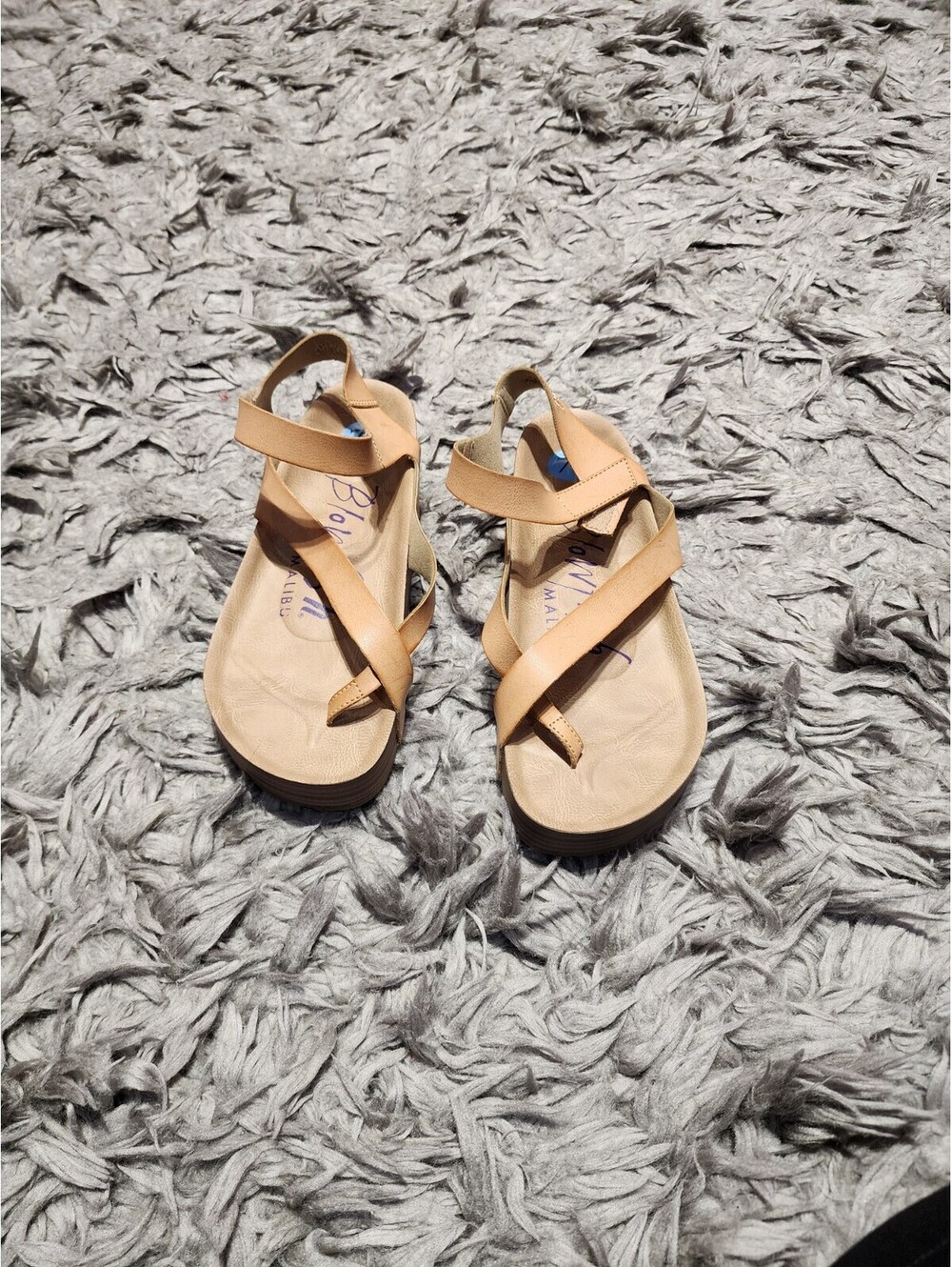 blowfish malibu sandals 7.5 Upper100% Synthetic B101  01/19 China Beige
